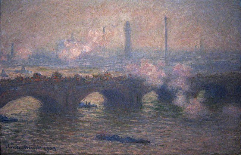 Waterloo Bridge, Claude Monet